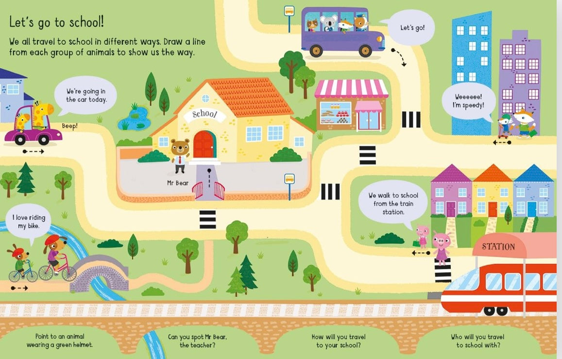 USBORNE Starting School Activity Book