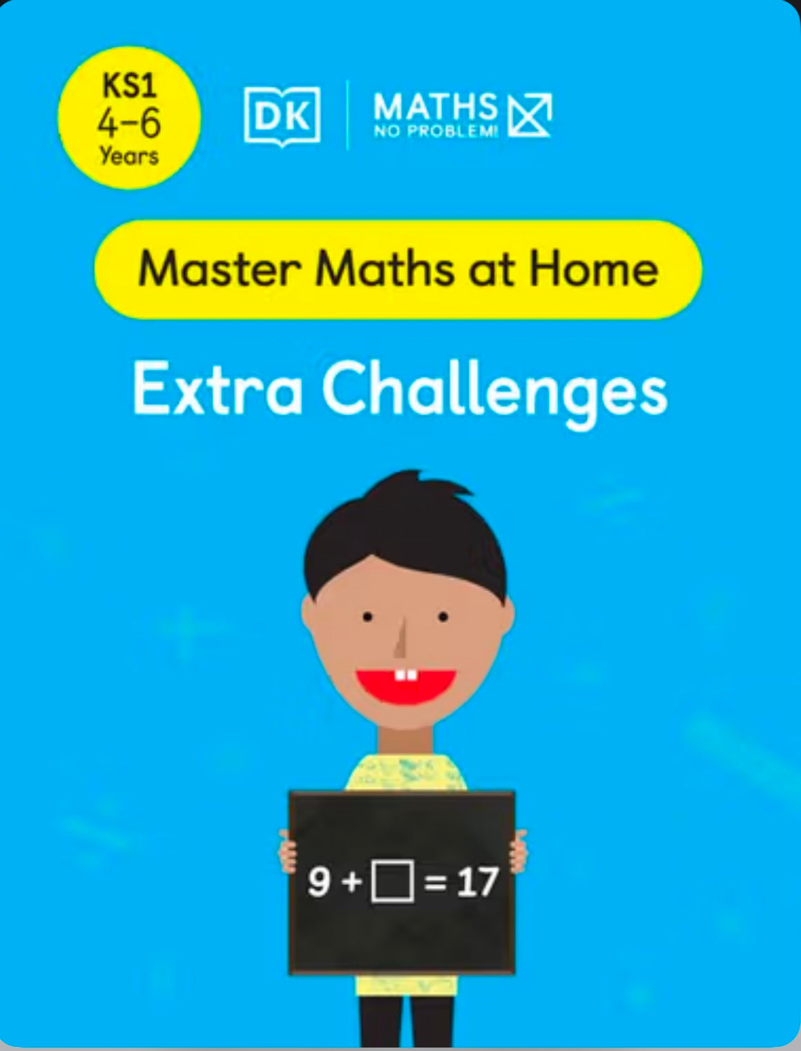 DK Master Maths At Home Extra Challenges KS1 LEVEL 1