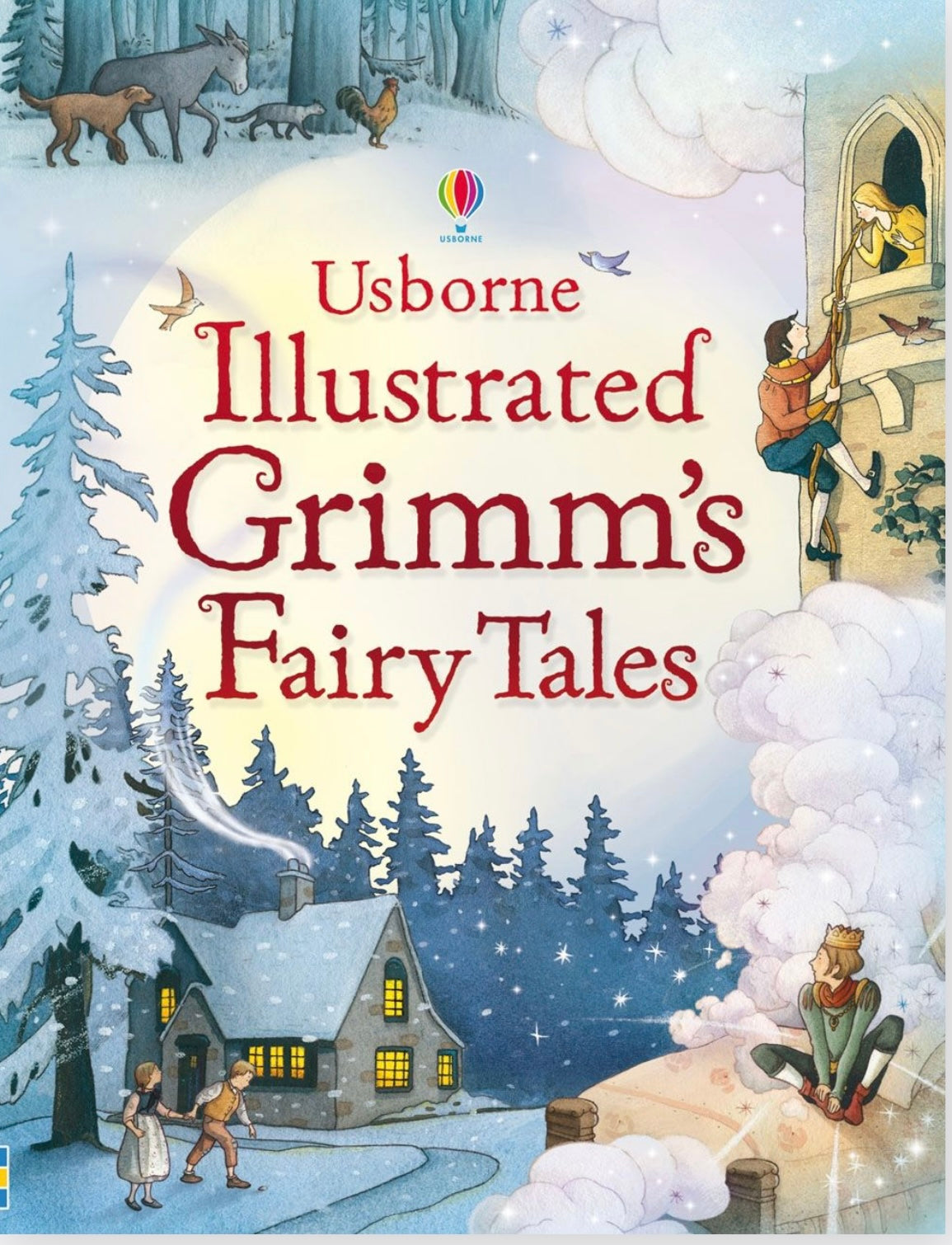 Book cover of USBORNE illustrated Grimm’s Fairy Tales
