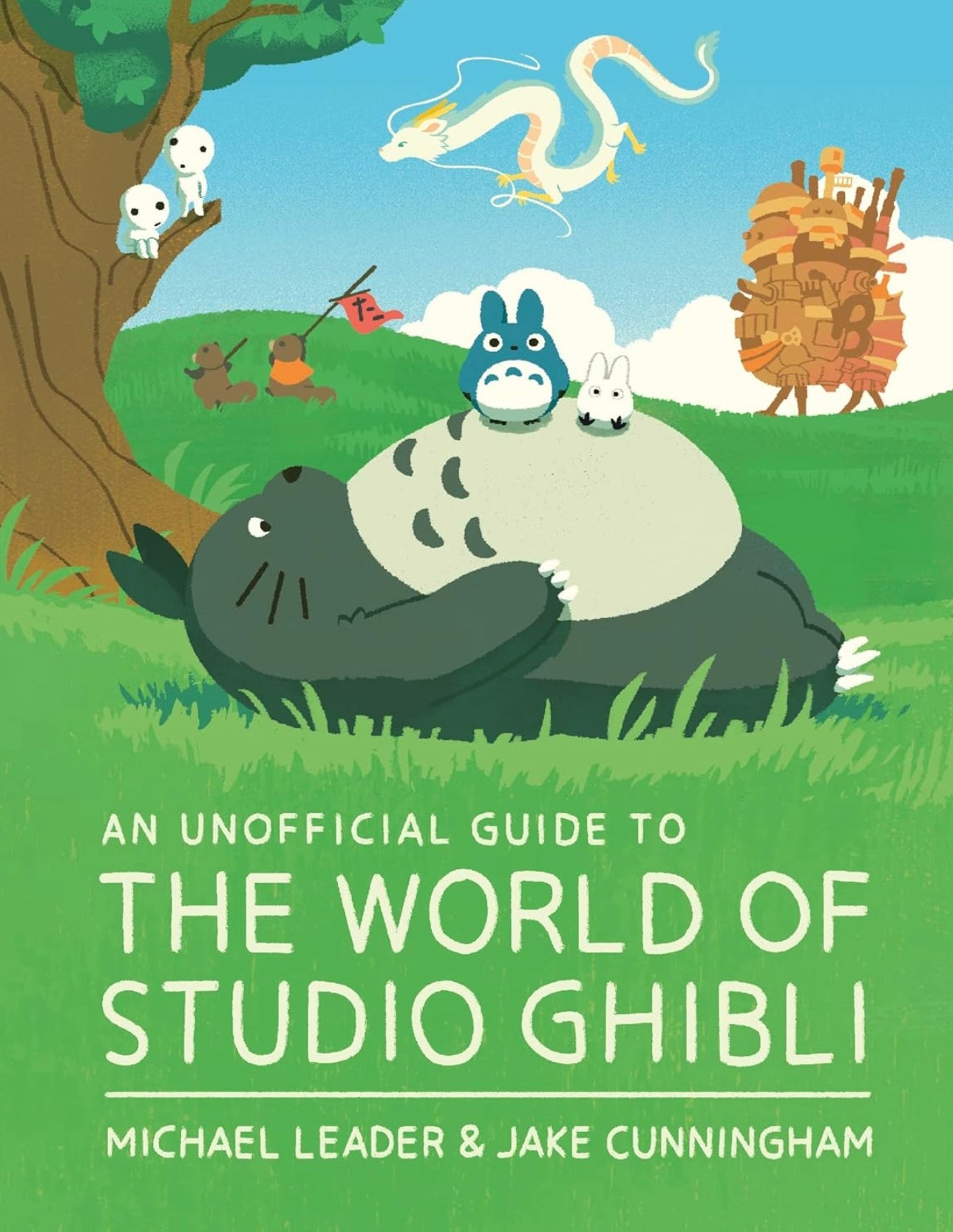 Book cover of the world of studio ghibli