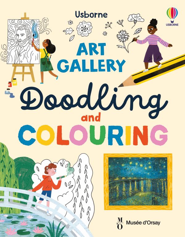 USBORNE Art Gallery Doodling and Colouring