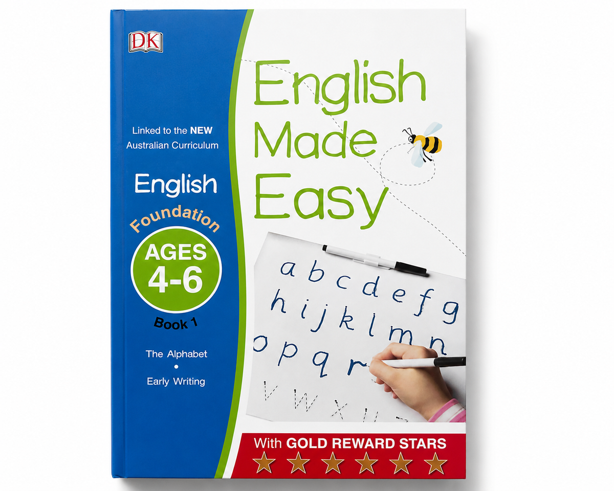 English Made Easy Foundation Book 1: The Alphabet & Early Writing (Ages 4-6)