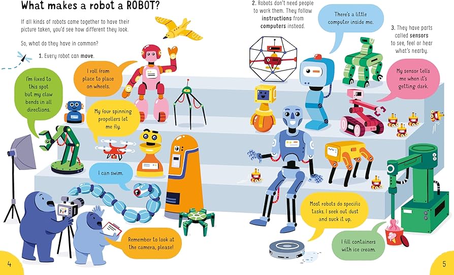 USBORNE Lots of Things to Know About Robots