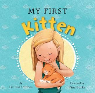 Book cover of my first kitten by Dr Lisa Chimes