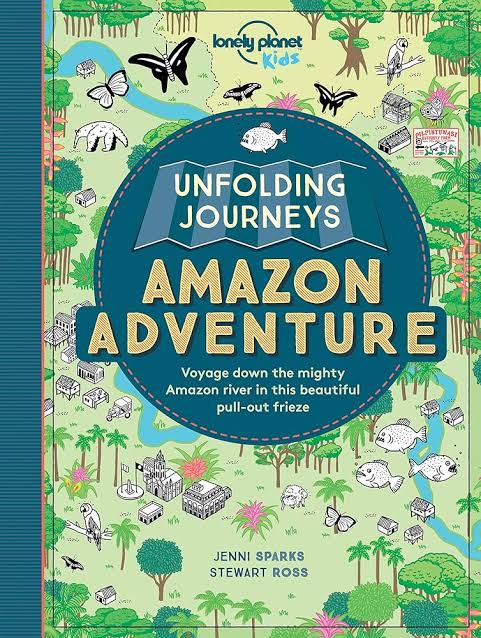 Book cover of Unfolding Journeys Amazon Adventure
