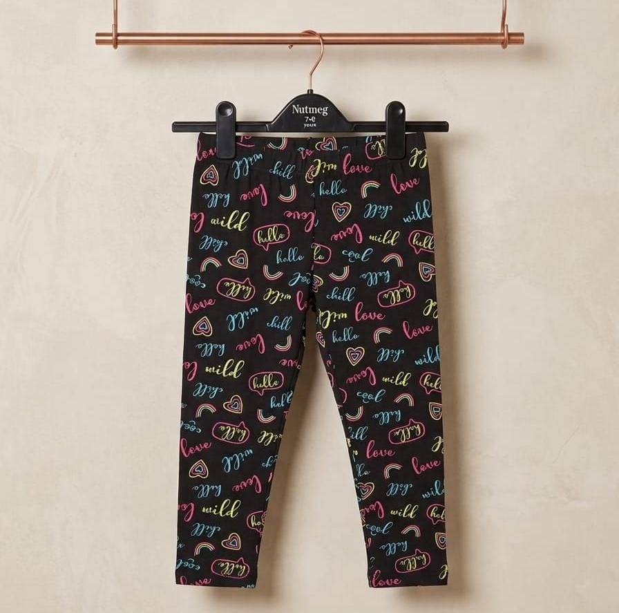 Vibrant graphic pattern leggings