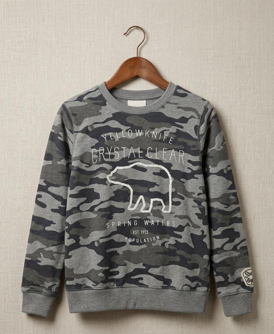Camo sweat shirt