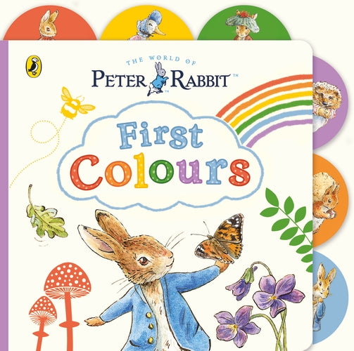 Peter Rabbit: First Colours board book cover