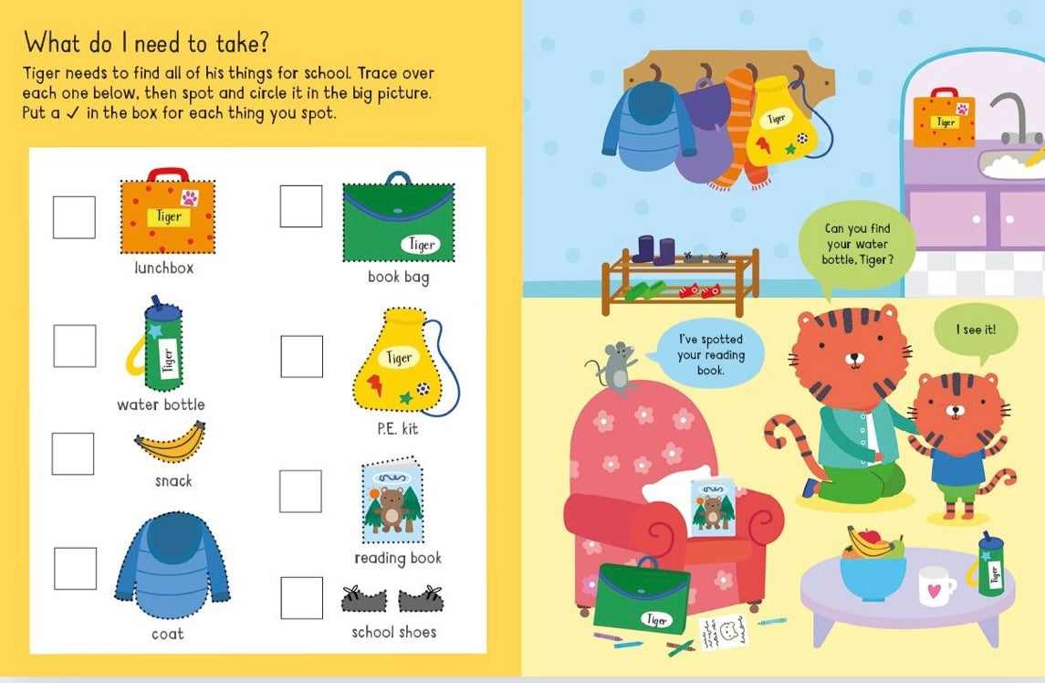 USBORNE Starting School Activity Book