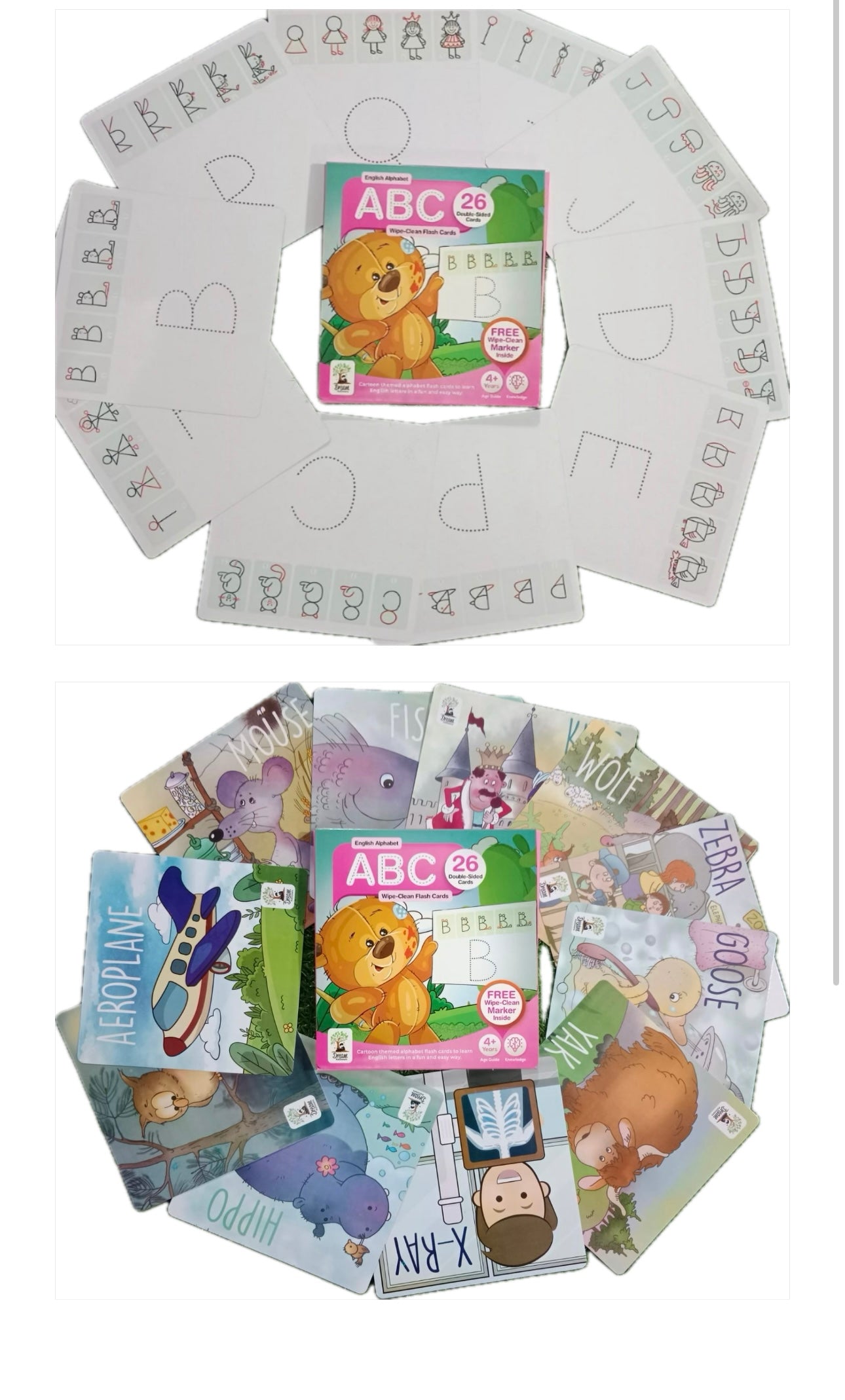 Alphabets Learning Flash Cards