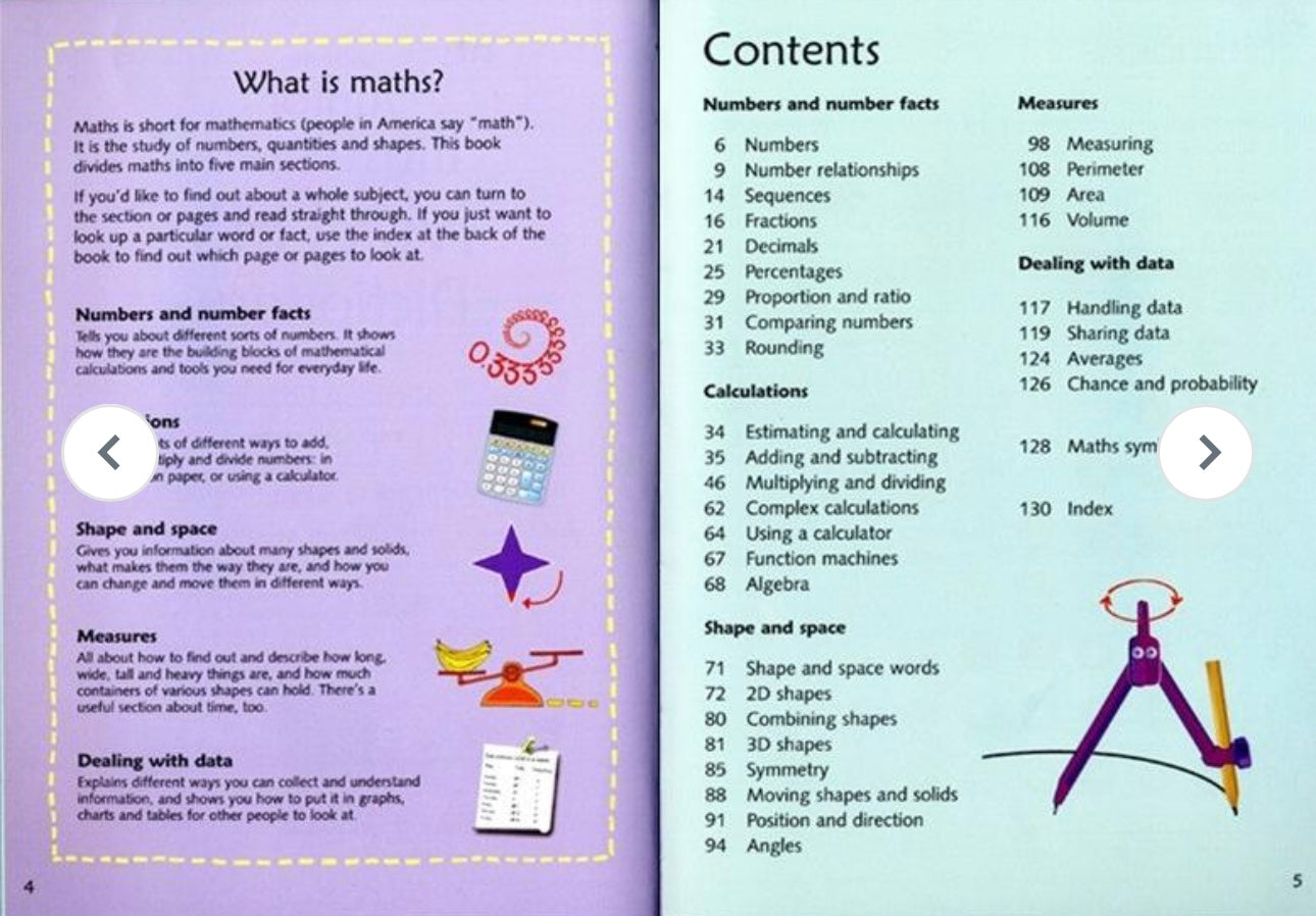 USBORNE Junior Illustrated Maths Dictionary