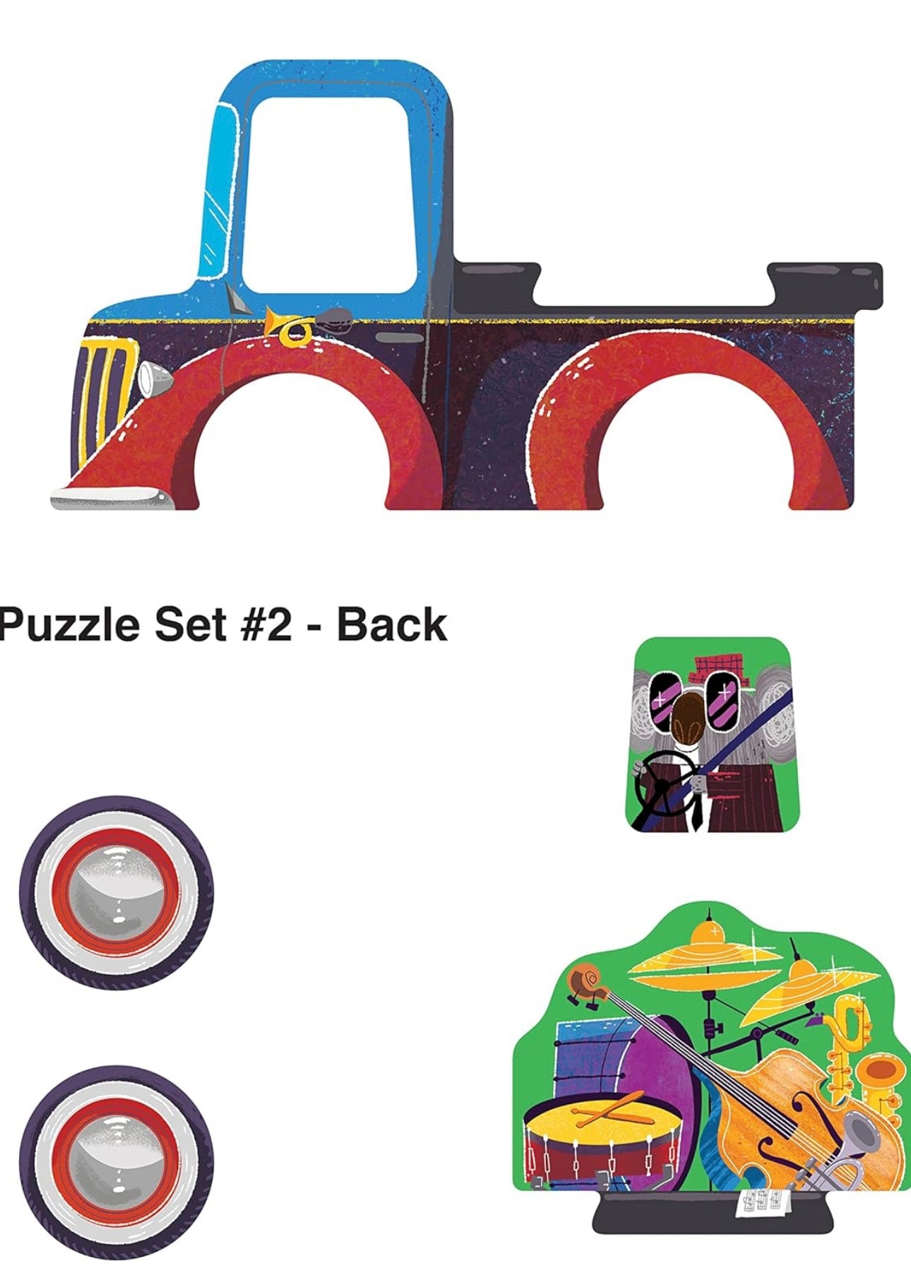 Mix & Match Puzzle: Silly Trucks