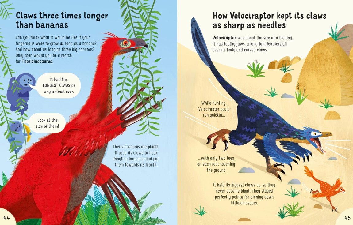 USBORNE Lots of Things to Know About Dinosaurs