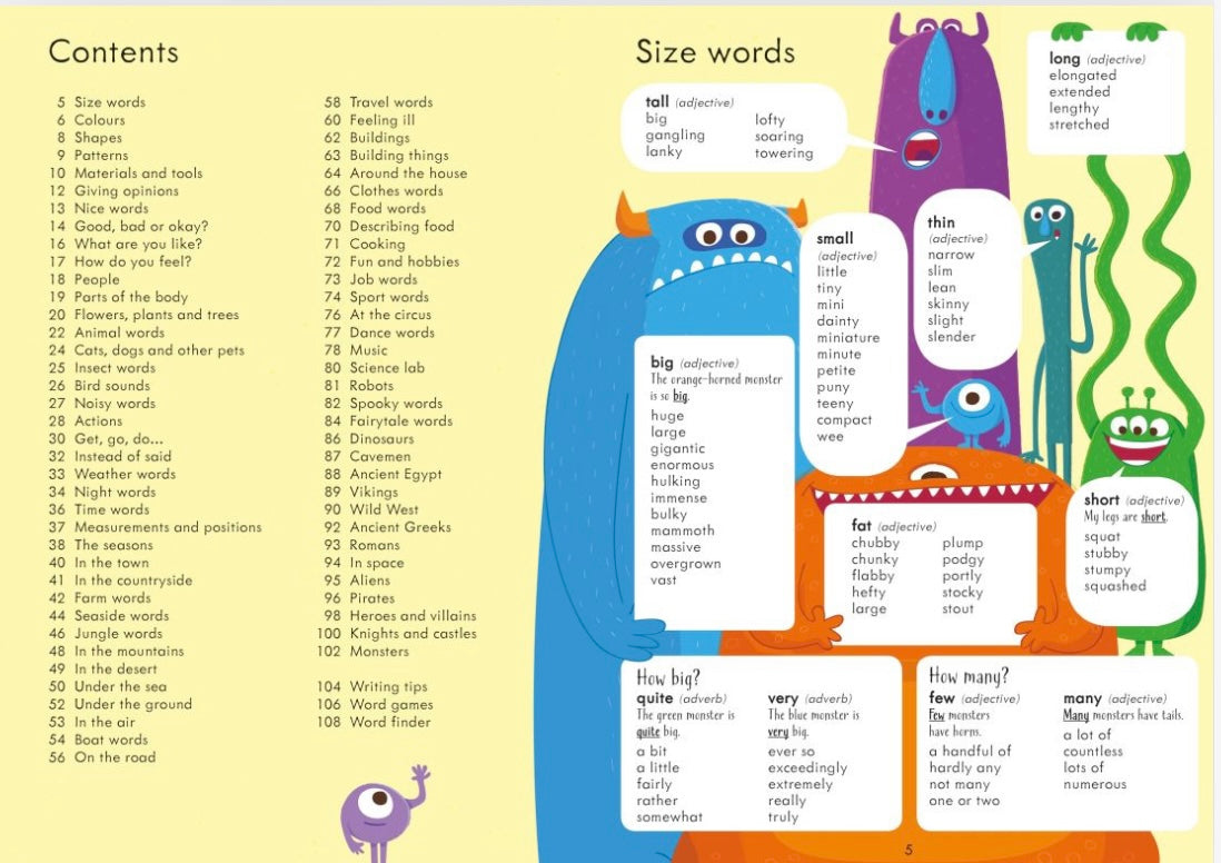USBORNE Junior Illustrated Thesaurus