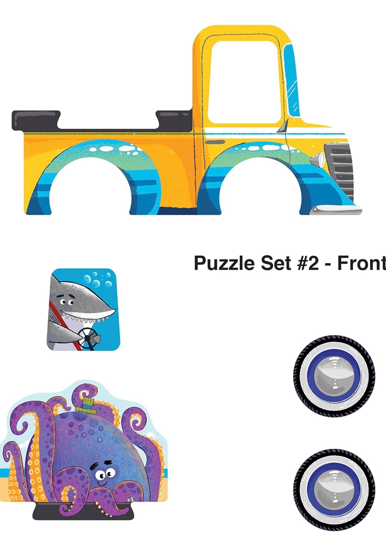 Mix & Match Puzzle: Silly Trucks