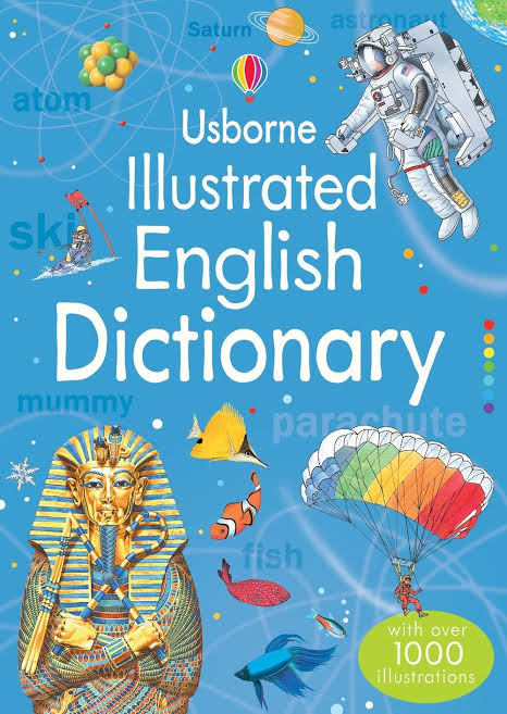 Book cover of Usborne Illustrated Dictionary