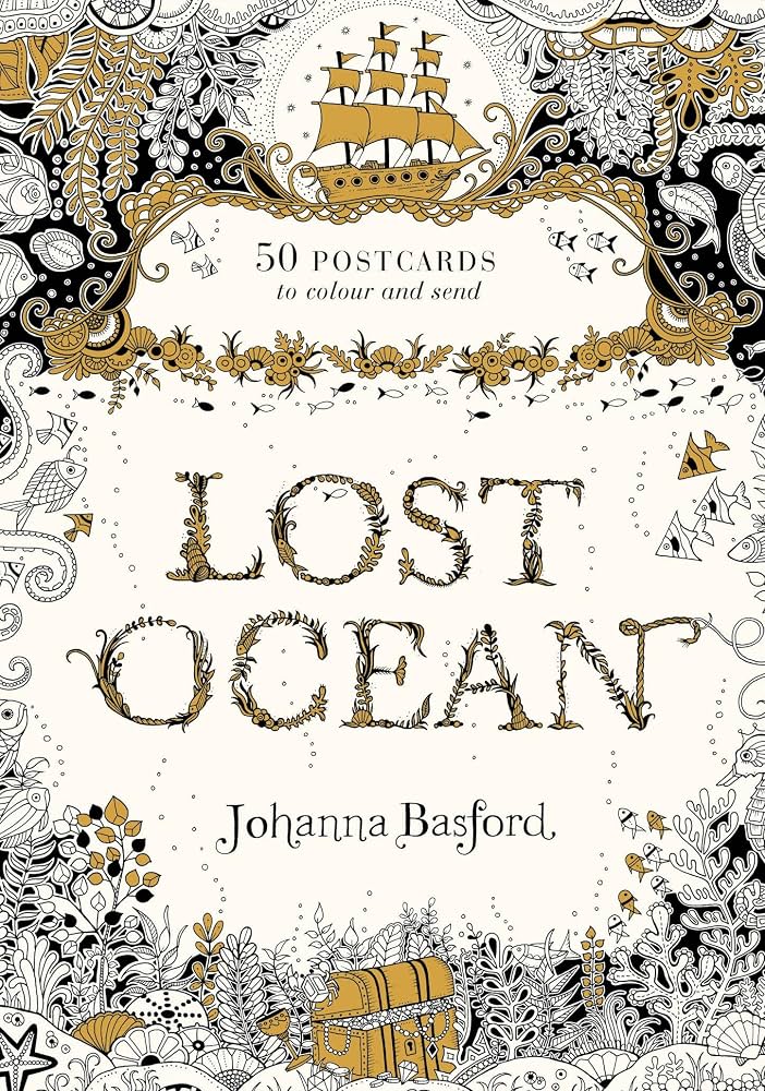 Lost Ocean: 50 Postcards to Colour and Send