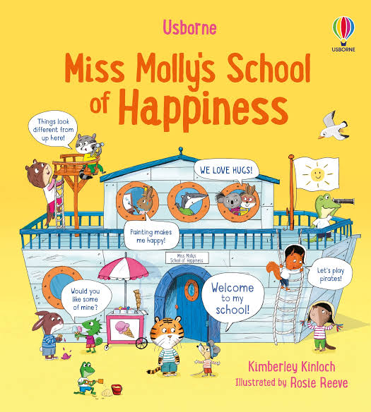 USBORNE miss molly’s school of Happiness book cover