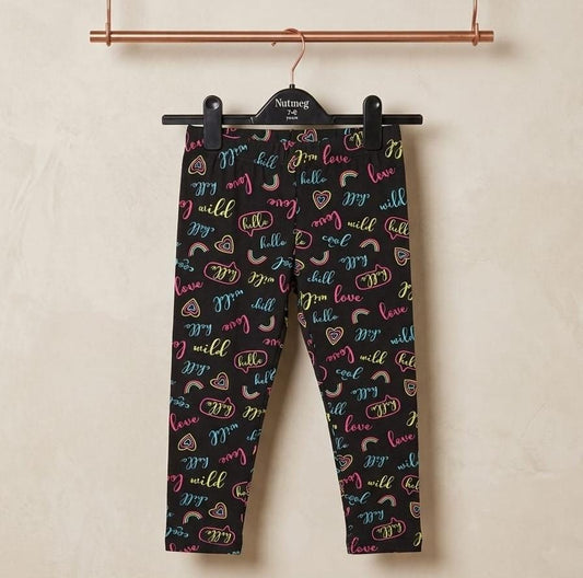 Vibrant graphic pattern leggings