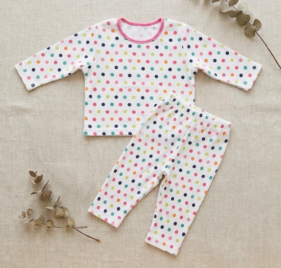 George Polka Dot Baby Set (0-3 Months)