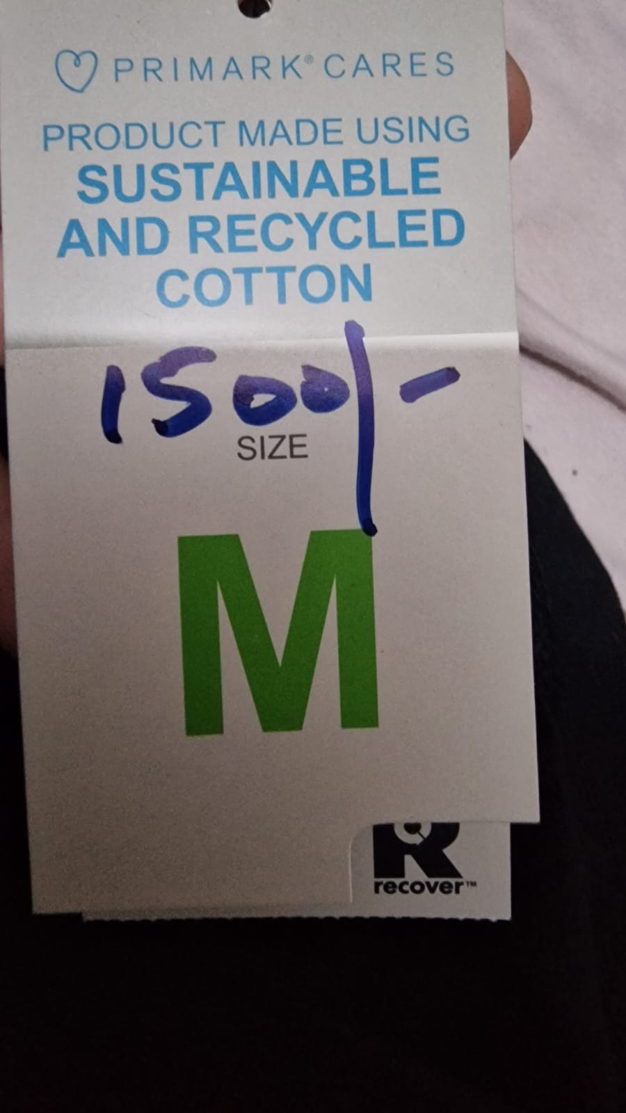 PRIMARK CARES Women's Sustainable Cotton Black Leggings