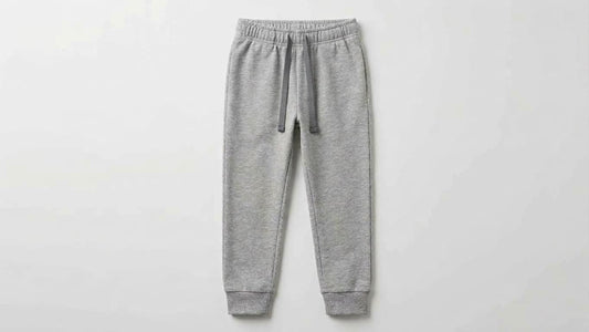 Boys' Classic Light Grey Athletic Joggers