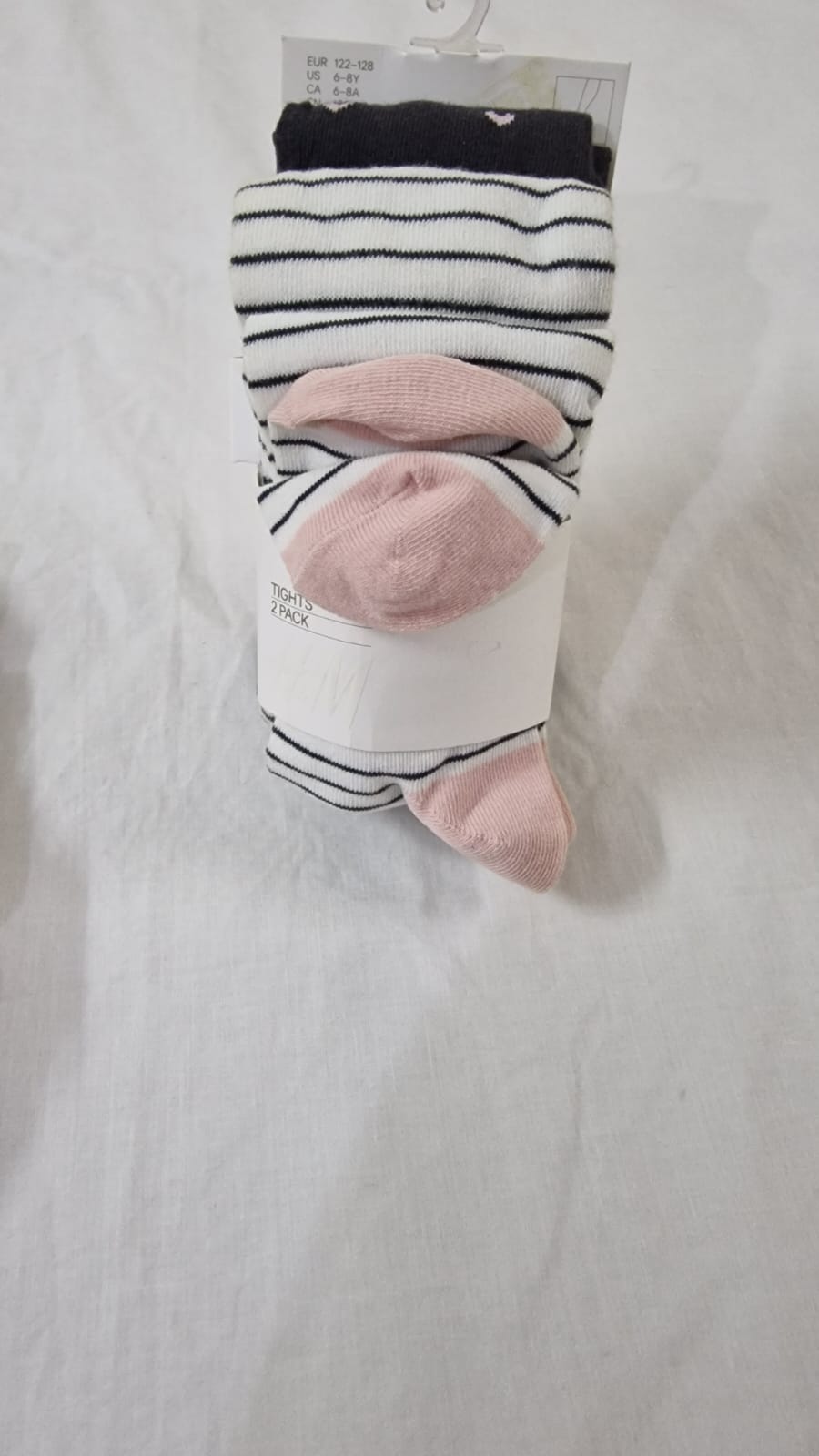 H&M Kids Patterned & Striped Tights – 2 Pack