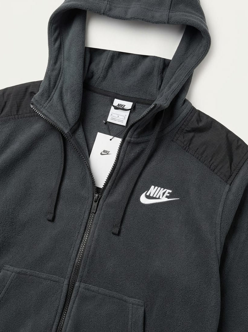 Original Nike Homme full zip winter fleece hoodie